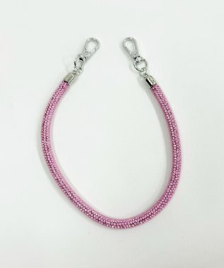 WEGO ビジューハンドストラップ ピンク