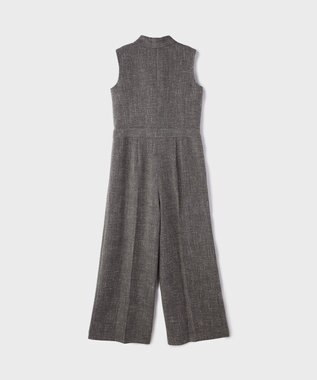 GRACE CONTINENTAL ツイードテーラーサロペット グレー