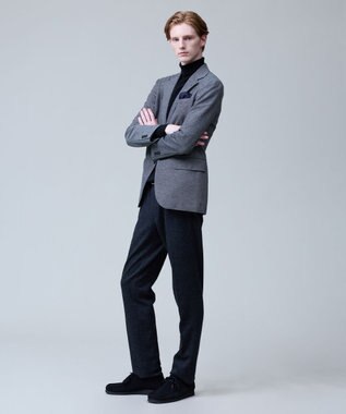 J.PRESS MEN 【セットアップ対応 / ストレッチ】SOFAニット ハイグレードジャージー スラックス ネイビー系8