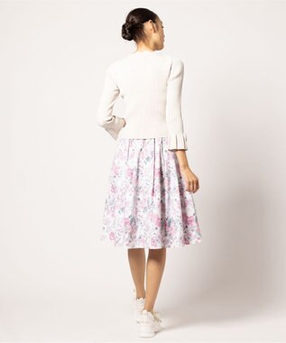 TOCCA 【洗える】ZIGZAG KNIT プルオーバー ライトグレー系