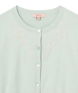 TOCCA 【洗える】DAISY KNIT カーディガン トッカブルー系