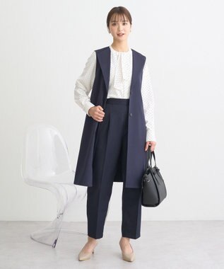 earth music&ecology テーパードパンツ Navy