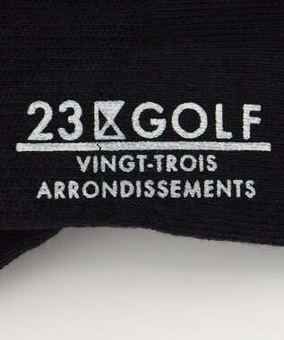 23区GOLF 【WOMEN】ノルディクロゴ ショートソックス ネイビー系
