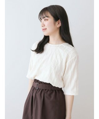 Green Parks ・ＥＬＥＮＣＡＲＥ　ＤＵＥ　ジャカードＴＥＥ Ivory