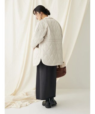 CRAFT STANDARD BOUTIQUE キルティングミドル丈コート Ivory