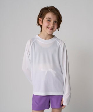 OP／FILA 【Ocean Pacific】トップス＋ショーツ　2点セット水着 パープル