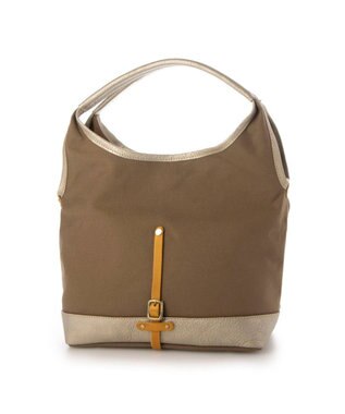 UNBILLION ペルケ perche / 姫路レザー×パラフィンキャンバス2wayトートS ベージュ