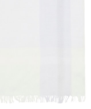 MOONBAT FURLA(フルラ) レーヨンラメブロックチェックストール／40×170cm ミントグリーン