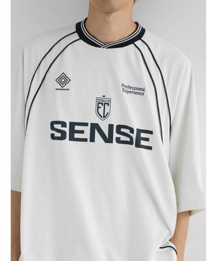 CRAFT STANDARD BOUTIQUE 接触冷感/UVカット/イージーケア/ストレッチ/ゲームシャツ-B Off White