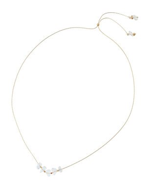 Green Parks ｅｖｅｒｙ　ｗａｌｋ．天然石サザレスライドネックレ Gold