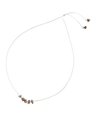 Green Parks ｅｖｅｒｙ　ｗａｌｋ．天然石サザレスライドネックレ Silver