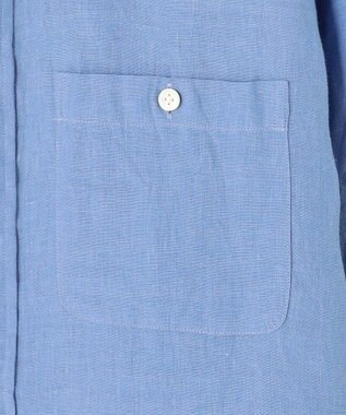 J.PRESS MEN 【洗える】リネントロピカル シャツ / レギュラー ブルー系