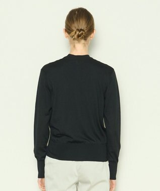 JOSEPH シルクコットン　カーディガン Black