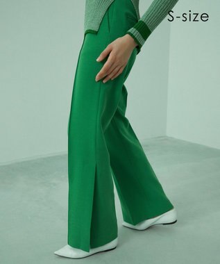 BEIGE， 【S-size】YUCCA / ストレートパンツ Leaf Green