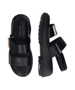Bridget Birkin 【PARADIS COULEUR】厚底ベルクロサンダル ブラック