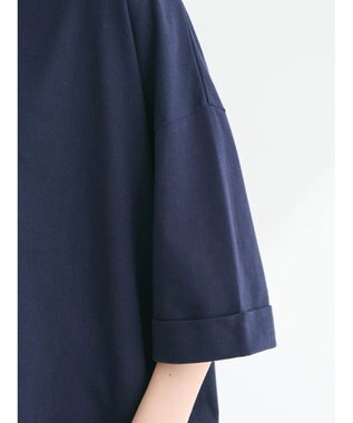 Green Parks インド綿 BIGサイズブロックロゴ半袖プルオーバー Navy