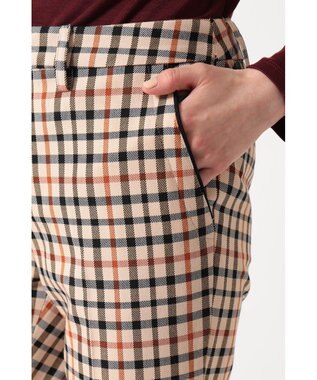 DAKS ツイル ハウスチェック スリムパンツ ハウスチェック