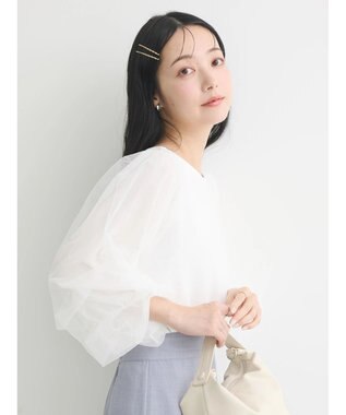 earth music&ecology キラキラストーンプルオーバー