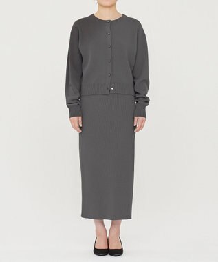 uncrave 【手洗い可】スムース ニット カーディガン（uncrave STANDARD） スレート