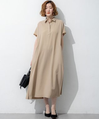 23区 【先行予約】ドライ2WAYツイル ワンピース ベージュ系