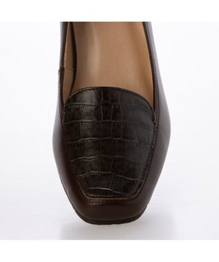 ing <ing>【WEB限定】コンビモカデザインパンプス ダークブラウンコンビ