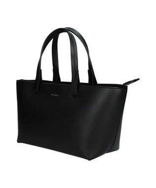 INTER-CHAUSSURES 【LORISTELLA】ベーシックレザーハンドバッグ ブラック