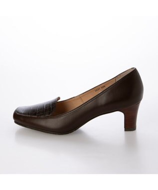 ing <ing>【WEB限定】コンビモカデザインパンプス ダークブラウンコンビ