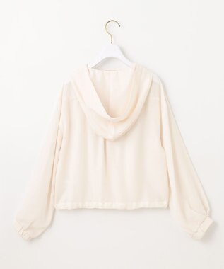 ANY SIS 【接触冷感】シアー パーカー アイボリー