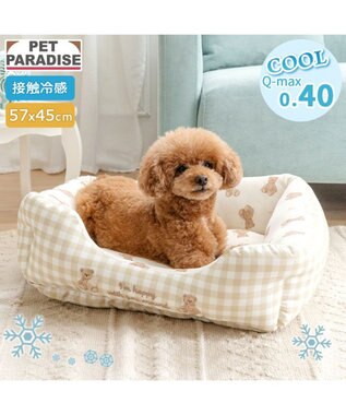 PET PARADISE ペットパラダイス くまさん クールカドラー 《アイス柄》Ｍ