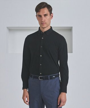 GOTAIRIKU 【吸水速乾】クールマックス鹿の子 ビズシャツ_ボタンダウン