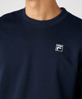 FILA GOLF／marie claire 【FILA GOLF】ベーシックロングスリーブスウェット ブラック