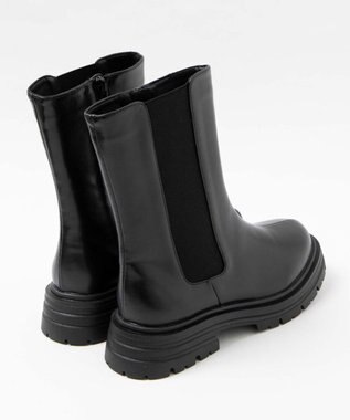 WEGO ZIPツキサイドゴアブーツ ブラック