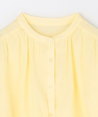 ANY ラッフルクロップドシャツ イエロー