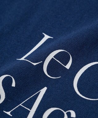 Green Parks ノースリーブフェミニンロゴプルオーバー Navy