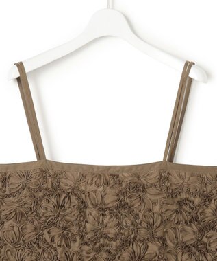 23区 【先行予約】リボンエンブロイダリー キャミソール ブラウン系