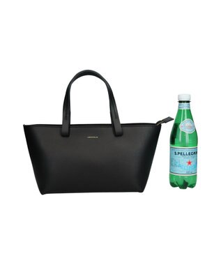 INTER-CHAUSSURES 【LORISTELLA】ベーシックレザーハンドバッグ ブラック