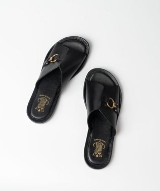 BONTRE 【BONTRE/ボントレ】ベルトフラットサンダル/20901-RS ブラック