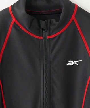 OP／FILA 【Reebok】長袖フルジップラッシュガード ブラック