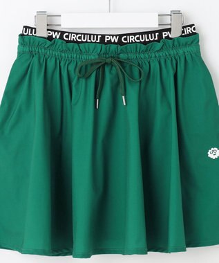 PW CIRCULUS 【ペチパンツ付】【WOMEN】フレアスカート ゴルフウェア レディース グリーン系