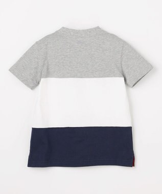 J.PRESS KIDS 【90-130㎝】トリコロール 半袖Ｔシャツ トップグレー