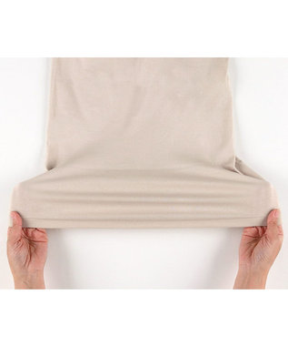 Wing あったかインナー オーガニックコットン混 やわらかくやさしい肌ざわり 【綿の贅沢オーガニック】 綿混 保温性 ノースリーブ 秋 冬 EL4131 ウイング／ワコール ベージュ