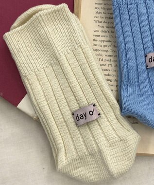 WEGO バックデザインクルーソックス