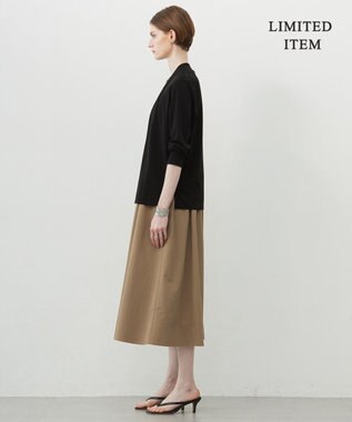 ICB 【WEB限定・接触冷感・洗える】PINION ショートカーディガン ブラック系