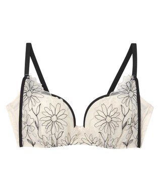 AMPHI 【otona MUSE WEB掲載】 ノンワイヤーブラ 谷間をメイク カップがバストにフィット 【BRAGENIC ブラジェニック ぴたっとフィットタイプ】 BMI257 アンフィ／ワコール