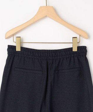 組曲 ライトリネンライクイージーワイド パンツ ネイビー系