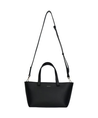 INTER-CHAUSSURES 【LORISTELLA】ベーシックレザーハンドバッグ ブラック