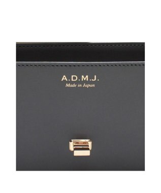 A.D.M.J. 【牛革】ヴィッテリアルマスクエアショルダー GRA