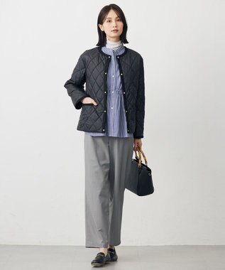 J.PRESS LADIES S 【WEB限定カラーあり】コンパクトタフタキルティング ブルゾン ブラック系