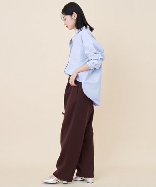 AMERICAN HOLIC オックスベーシックシャツ Stripe Blue