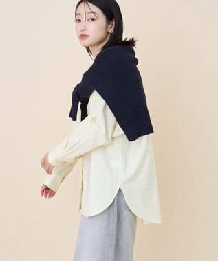 AMERICAN HOLIC オックスベーシックシャツ Yellow